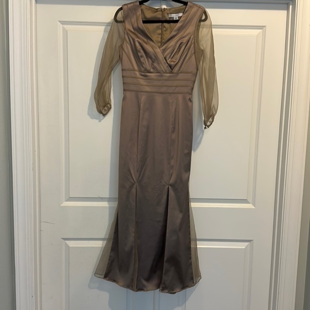 Kay Unger Brown Evening Dress Size 4